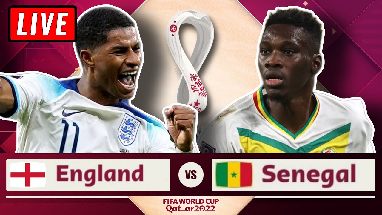 🔴 ENGLAND vs SENEGAL Live Stream - FIFA World Cup 2022 Round Of 16 Watch Along Reaction
