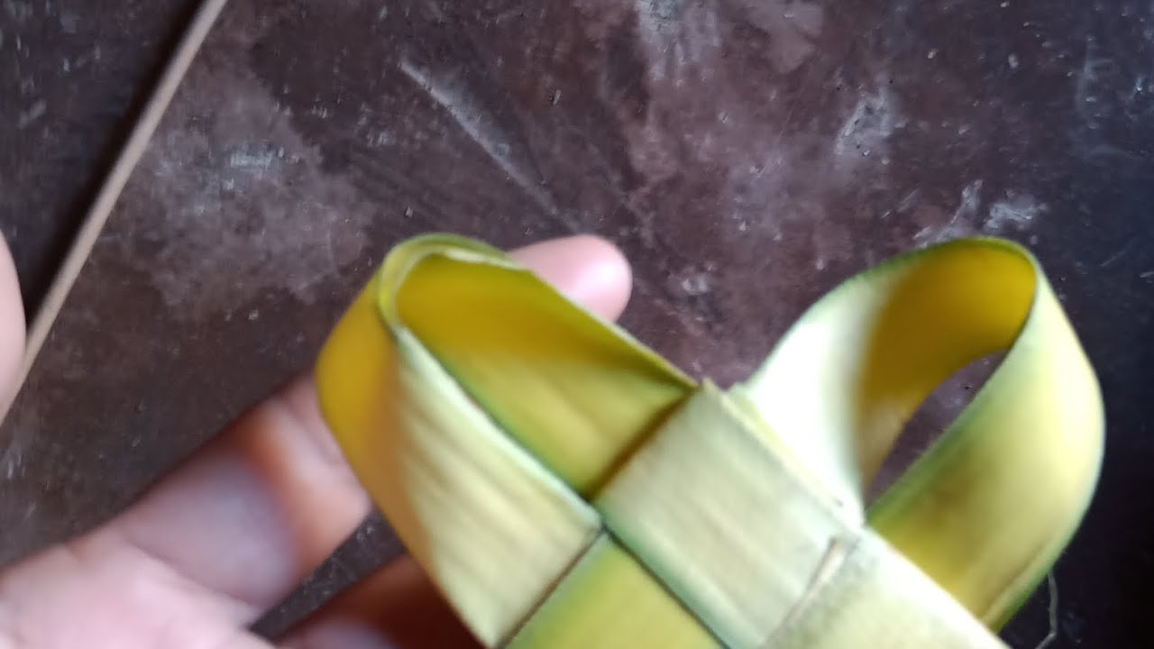 how to make hearth coconut leaves (DIY making heart )