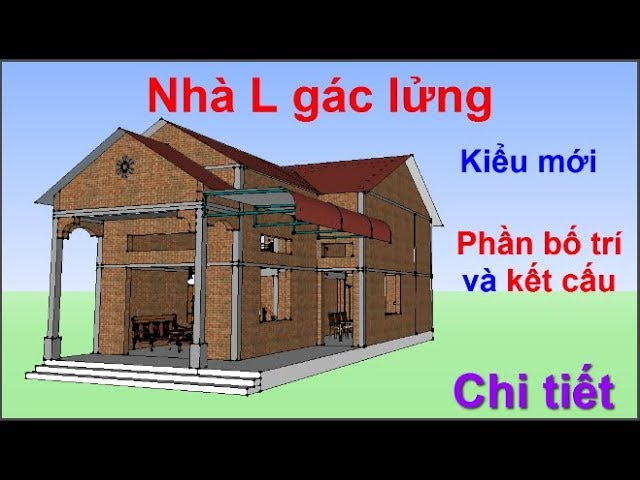 Nhà gác lửng hình chữ L