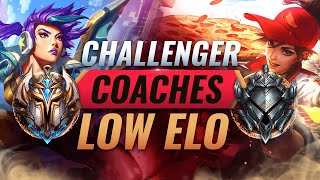 FASTEST Way To IMPROVE in League of Legends: CHALLENGER COACHES LOW ELO