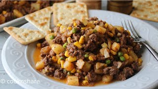 How to Make a Poor Man's Meal  Ground Beef Stew