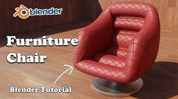Create Furniture Chair in blender | Blender tutorial 💺