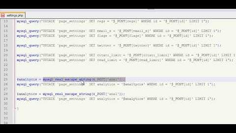 PHP Tutorials - MySQL Update