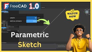 ✅How to Create a Parametric Sketch Using Spreadsheet Workbench in FreeCAD 1.0