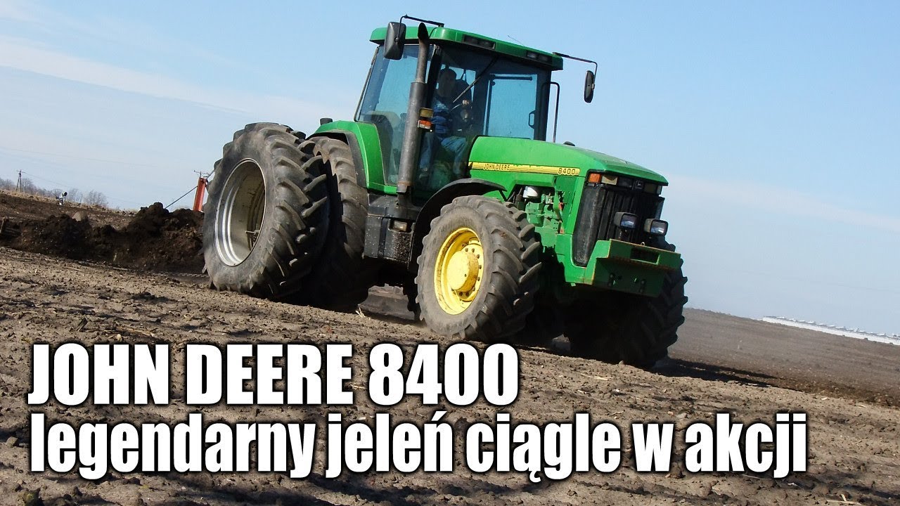 maxresdefault John Deere 8400   legendarny jeleń ciągle w akcji   włókowanie w GR Cieślin (VIDEO)