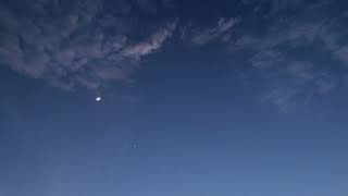 Evening to Night Sky Timelapse 🌙✨ | Sunset Fade into Starry Night (4K Relaxing View)#timelapse 