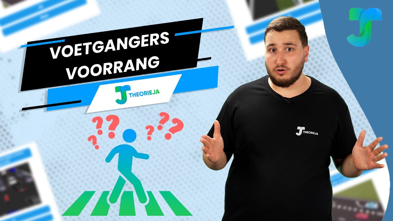 VOETGANGERS VOORRANG VOLLEDIG UITGELEGD + 7 EXAMENVRAGEN | | CBR Auto Theorie Examen 2024 |