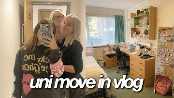 UNI MOVE IN DAY VLOG | Freshers Week + Room Tour 2021