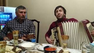 Магомед Шамсудинов на аккордеоне аварские народные