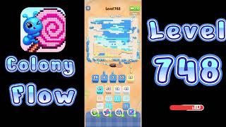 Colony Flow Level 748 Walkthrough All Gameplay Solution Go Answer