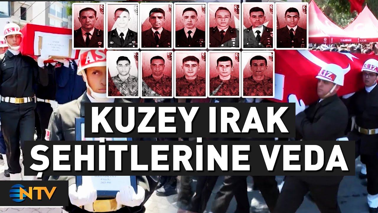 Şehit Askerler Gözyaşları ile Son Yolculuklarına Uğurlandı | NTV