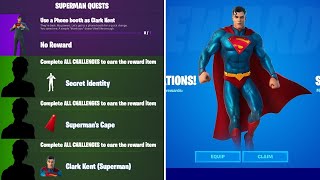 How to Complete All Superman Challenges in Fortnite!