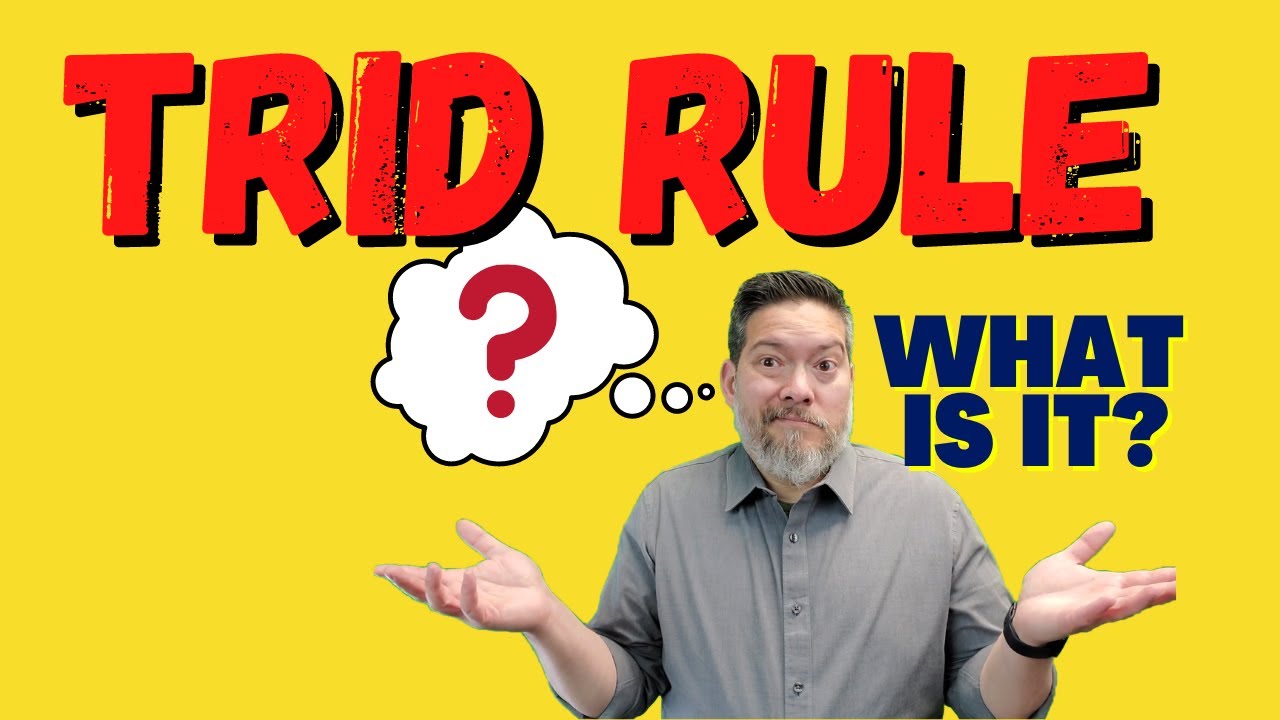 What Is The 3 Day Trid Rule What Is The 3 Day Trid Rule