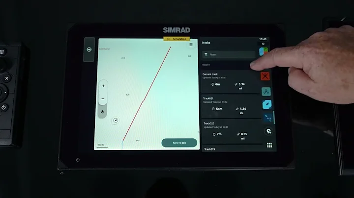 Simrad | NSX Tracks App Guide