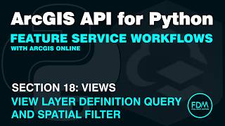 Apply Attribute and Spatial Filters to View Layers in ArcGIS Online using the ArcGIS API for Python
