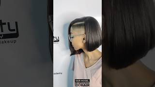 Hot summers need Cool hairstyles | This time Sided Faded bobcut | #undercut #bobcut #shorthaircut