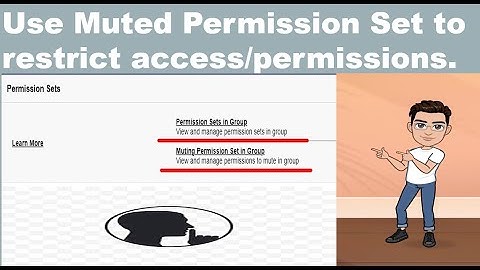 Learn to use Muted Permission Set in Salesforce.