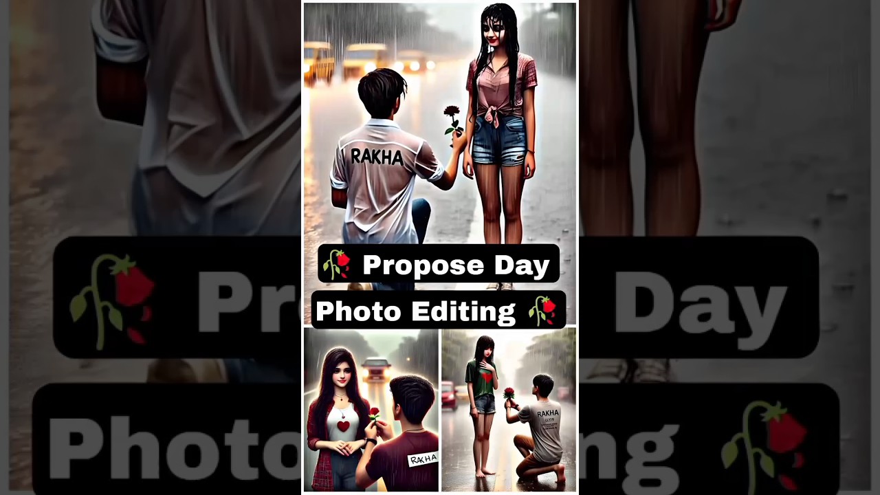 Happy rose day ai photo editing 🥀🌹