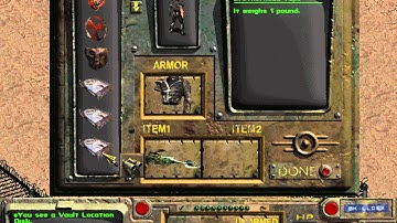 FALLOUT 1 - gameplay part 157 - hardest difficulty - RXQ79