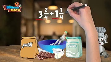 Add & Subtract Fractions w Common Denominators - 4th Grade - ESP