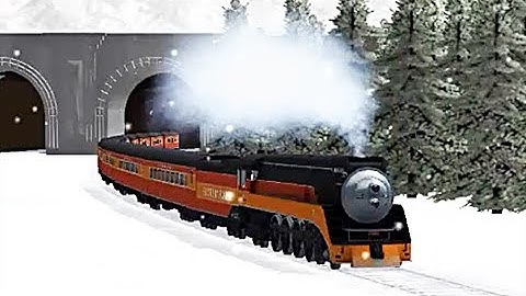 Train Sim - Snow Metropolis Using Southern Pacific 4449 - Simulasi Kereta Api