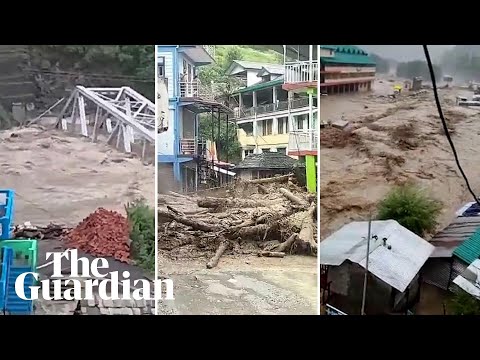 Monsoon brings fatal landslides and floods to northern india