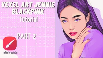 Vexel Art Tutorial ~ Part 2 (Lips, teeth, eyes, clothes) || Unlimited painters. Adhelya A23