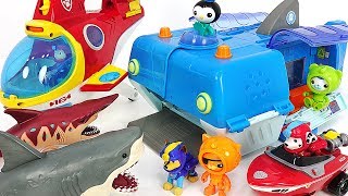 Octonauts Gup-W Reef rescue, Paw Patrol transforming Sub Patroller! Defeat Shark herd! #DuDuPopTOY