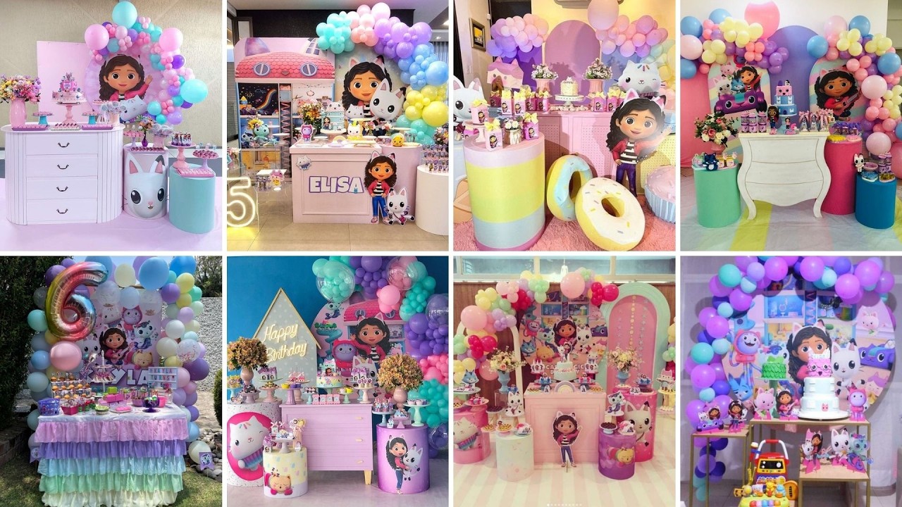 A Casa Mágica da Gabby 🐱✨ | 50 Ideias Incríveis de Decoração para Festa Infantil #party