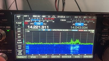 IC-7610 Noise Blanker Test Against Electric Fence Noise
