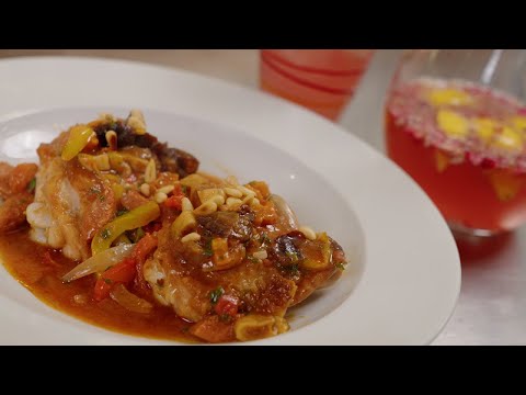 SWEET ‘N’ SAVOURY SPANISH CHICKEN with Movida’s White Sangria