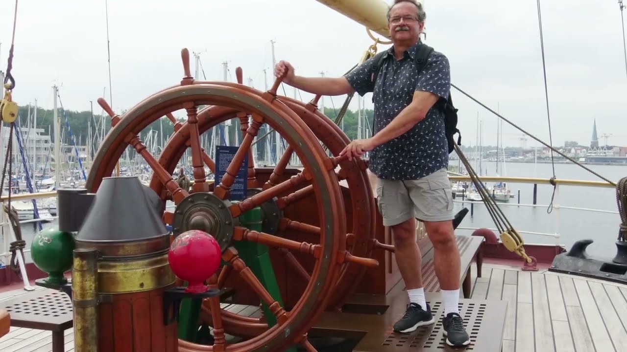 Wir entern die Passat im Travemüdner Hafen