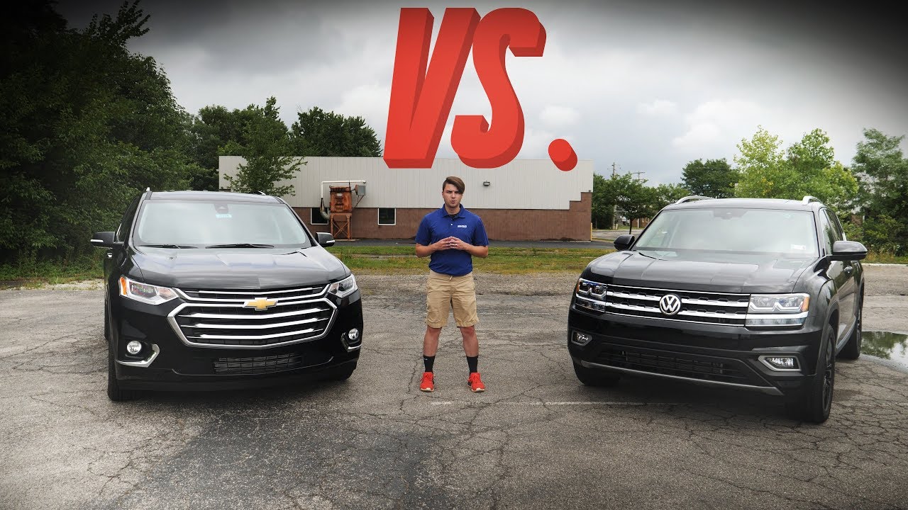 2018 Chevrolet Traverse Vs Volkswagen Atlas Crossover 2018 Volkswagen Atlas Crossover Comparison