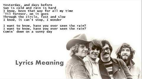 Thumbnail of Creedence Clearwater Revival - Have You Ever Seen The Rain | Lyrics Meaning