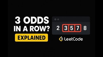 LeetCode 1550: Three Consecutive Odds | C# Solution | Array Iteration
