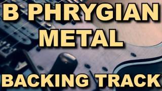 Miniatura de "B Phrygian Metal Guitar Backing Track"