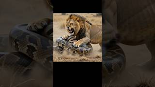 Lion attack #animeshorts #animals