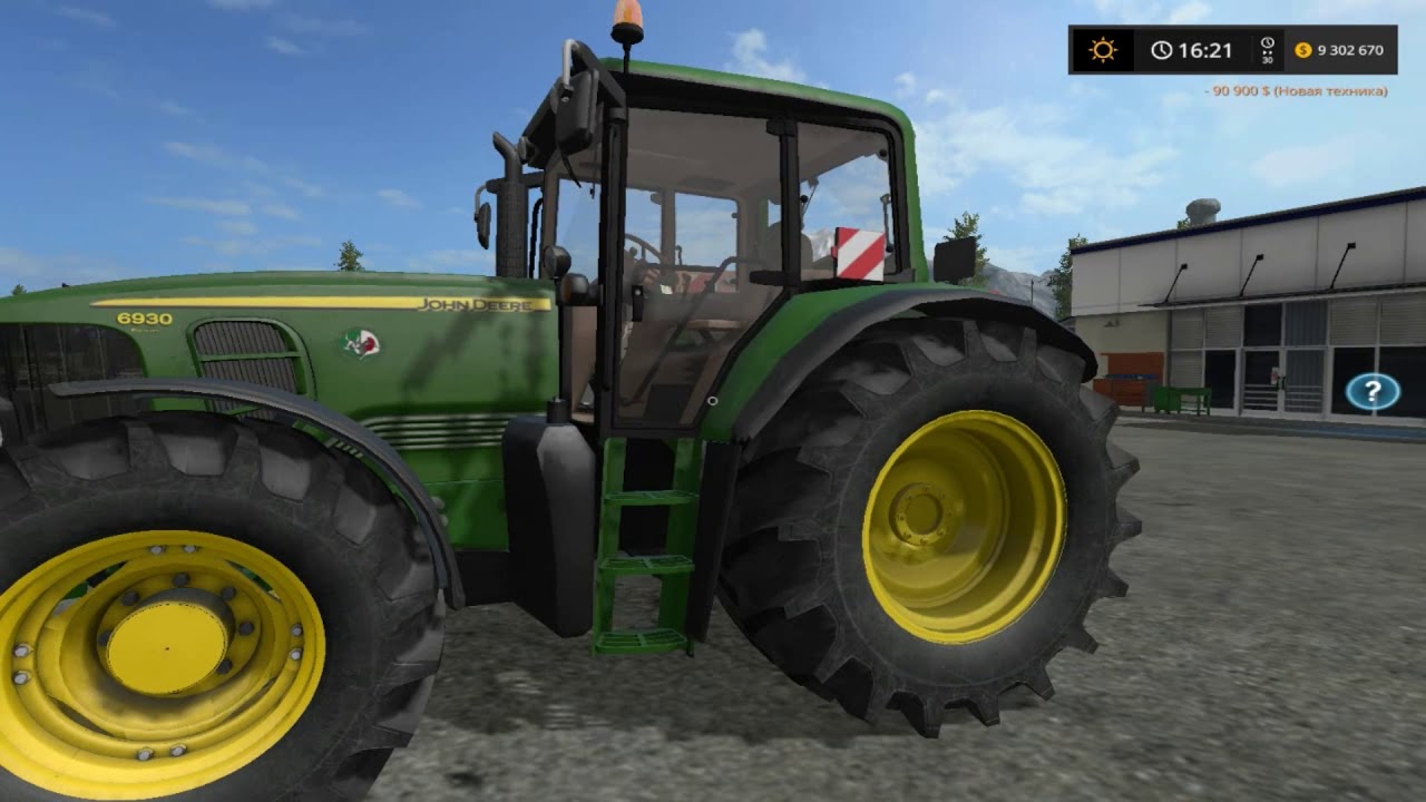 Farming Simulator 2017 Обзор : трактора "John Deere 6030 Premium v 1.1.0"