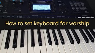 How to set keyboard for worship PSR E473, E463, E453, E333, E463, E433 and S series. by JohnFkeys 3,988 views 6 months ago 5 minutes, 6 seconds