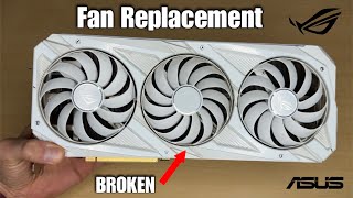 How To Replace Fans On Asus Rog 3080 Graphic Card Wealth