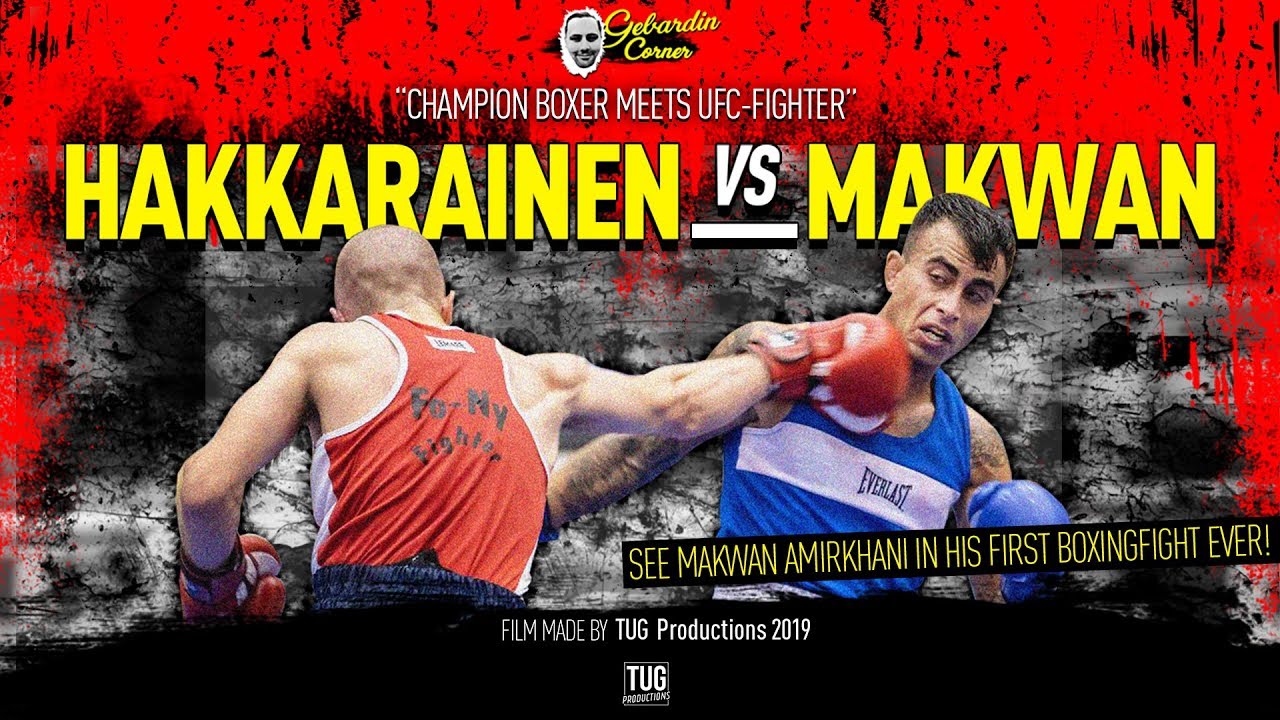 Mico v Makwan (Amirkhani's First Boxing Fight)