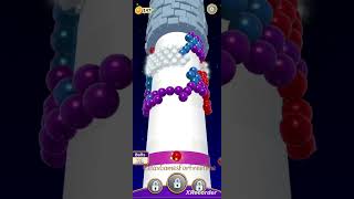 Bubble Tower 3D - Level 3 gameplay arcade bubble pop color sort shooter puzzle game #walkthrough