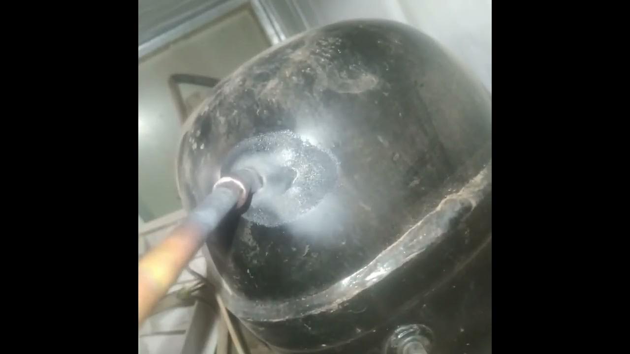 how to regas or refill a gas on chest freezer YouTube