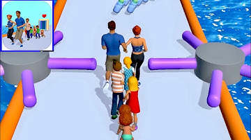 Family Run 3D Gameplay All Levels 6-10 (iOS/Android)