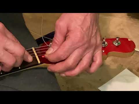 How to string a guitar for beginners part 2