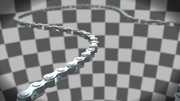 Houdini - Animated chain from any curve (scene file)