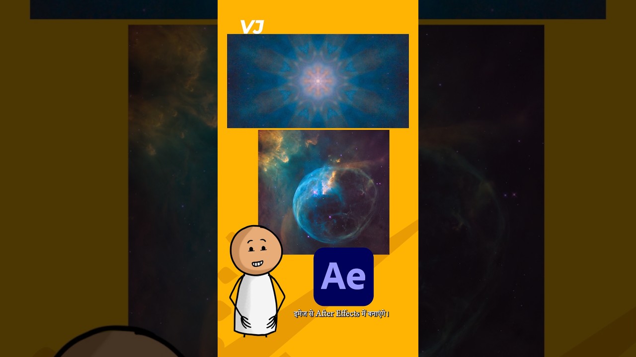 How to make stunning  animated background in After effects using single image#shorts