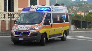 X2 - Ambulanze croce azzurra Monegliese in sirena