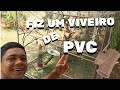 Viveiro de pvc para papagaio