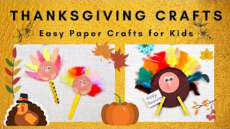 🍂 Thanksgiving Crafts | Easy Thanksgiving Crafts for Kids